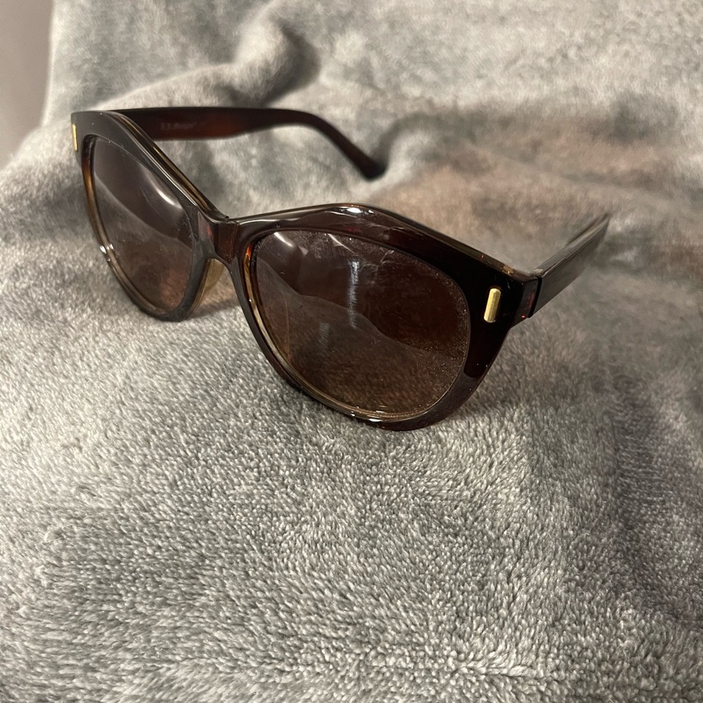 Brown and Gold Sunglasses